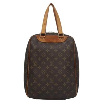 Louis Vuitton Tweedehands Canvas handtassen - Dames - Pre-owned - Bruin - Maat: ONE Size Leer