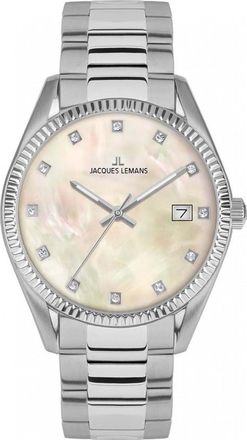 Jacques Lemans Womens 50-4H Ladies Derby Watch - Silver - One Size