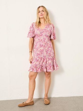 Fat Face FatFace Grace Multi Confetti Floral Regular Jersey Dress