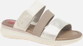 Soft Line Womens Maggie Womens Sandals - Silver - Size: 6.5
