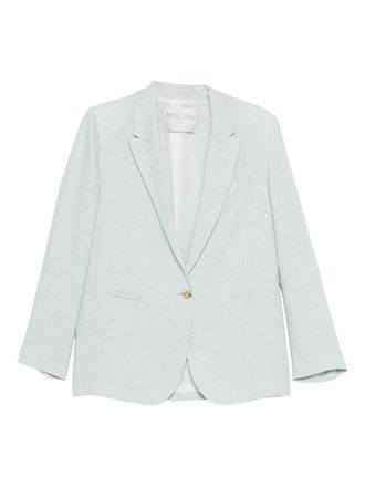 Forte_Forte Einreihige Jacke aus Leinen