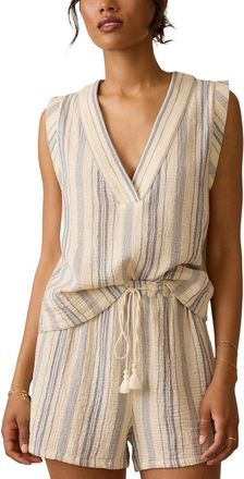 Faherty Dune Cotton Gauze Top
