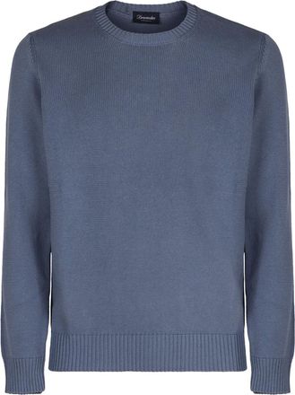 Drumohr Maglione in cotone - Blu