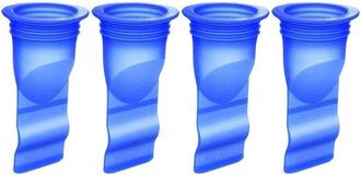 OEM V&aacute;lvula De Control De Desag&uuml;e De Silicona Ajustable De 4 Piezas, Cocina E Inodoro (azul)