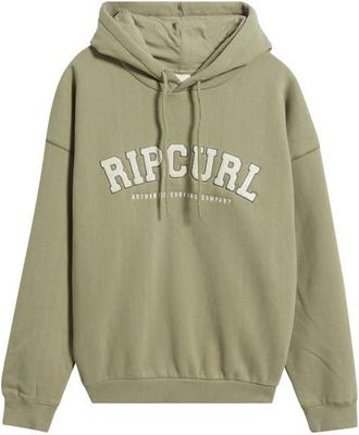 Rip Curl Varsity Logo Graphic Hoodie in Olive at Nordstrom, Size Xx-Small