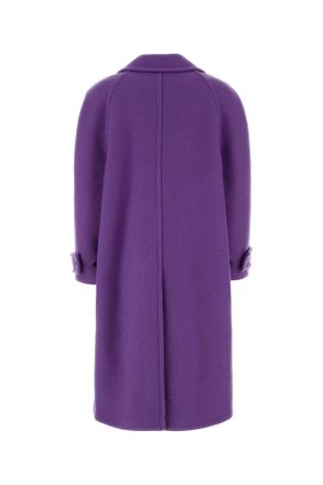 Gucci Womens Purple Wool Blend Coat Newmagicpurple Exterior: Cashmere Nylon Cappotti