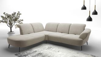 Sit&more Ecksofa &raquo;Dance, L-Form, inkl. Sitztiefenverstellung&laquo; inkl. Click&Seat, optional mit Kopfteilverstellung