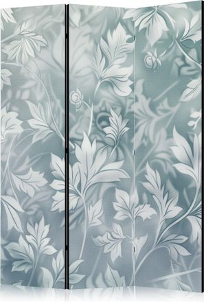 Artgeist Biombo Artgeist Floral Desvanecido Turquesa 135x172 Cm
