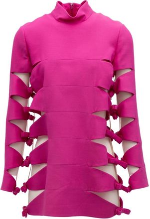 Valentino Garavani Sheer Tank Top - Dames - Feestkleedjes - Roze - S - Kleedjes