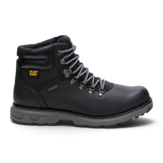 CAT (CAT) Zwarte Waterdichte Leren Veterlaarzen voor Heren - Pursue Hiker