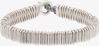 M. Cohen Sterling Silver The Large Zig Bracelet - Mens - Sterling Silver