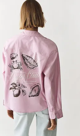 Maeve Novelty Shrunken Bennet Buttondown Shirt by Maeve