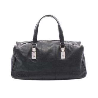 Chanel Pre-owned Chocolate Bar Lambskin Tote Bag - Dames - Pre-owned - Zwart - Maat: ONE Size Leer