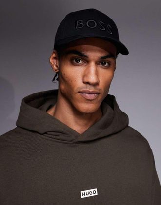 Boss Orange by Hugo Boss BOSS Black - Seth - Cappellino nero con logo ricamato