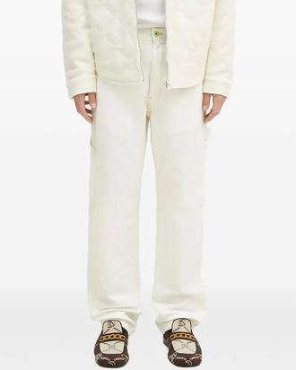 Stan Ray Pantaloni con cuciture a contrasto - Bianco