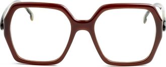 Etro Occhiali con montatura geometrica - Marrone