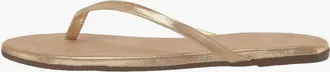 Tkees Womens Lily Metallics Flip Flops In Sandbeam