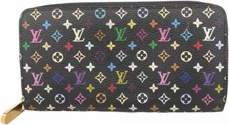 Louis Vuitton Noir Violet Long Wallet (Bi-Fold) (Pre-Owned)