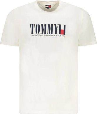 Tommy Hilfiger Hombre, Camisetas, Blanco, Talla: L