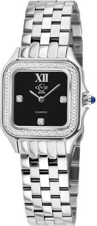 Gevril Group Milan Diamond Dial Bracelet Watch, 27.5mm - 0.015ct. in Silver at Nordstrom Rack