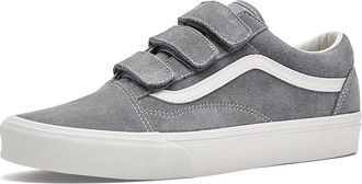 Vans Old Skool V Athletic Shoes Suede Frost Gray : Mens 13 - Womens 14.5 Medium, Canvas/Suede