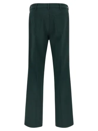 Marni Structured Technical Twill Trousers - Green