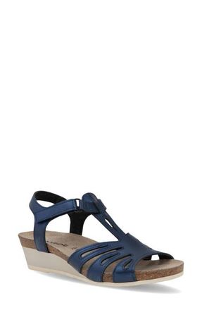 Naot Starlet Wedge Sandal in Polar Sea Leather at Nordstrom, Size 5Us