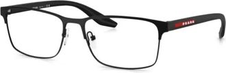 Prada PS 50Pv 1Bo 1O1 Optical Frame - Heren - Brillen - Zwart - 57 MM - Accessoires
