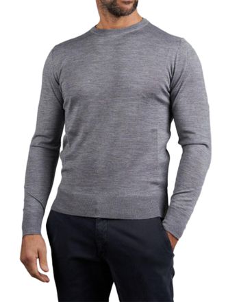 Sonrisa Grey Maglieria Classica Crew Neck Sweater