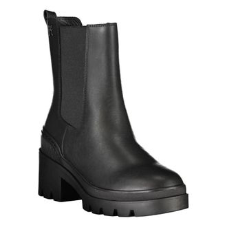 Tommy Hilfiger Chelsea-Style Block Heel Boot - Black