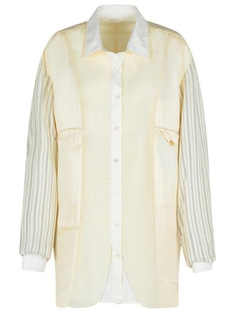 Maison Margiela Ivory Mohair Blend Jacket