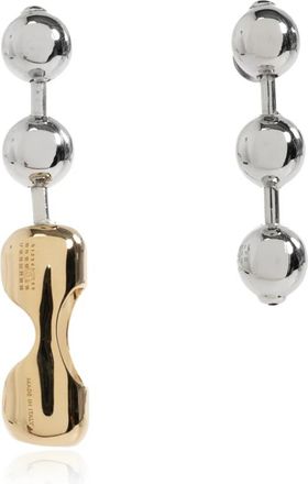 Maison Margiela Asymmetrische Oorbellen - unisex - Oorbellen - Grijs - ONE Size - Accessoires