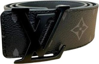 Louis Vuitton Pre-owned Monogram Eclipse Standard Belt - - Pre-owned - Uomo - Nero - ONE SIZE