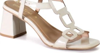 Diba Womens Begonia Nia Sandal In Ivory Patent