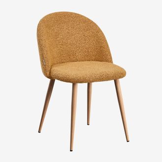 Sklum Pack De 2 Sillas De Comedor Tapizadas Y En Acero Kana Sklum