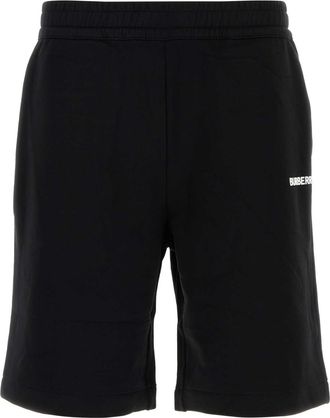 Burberry Black Cotton Bermuda Shorts