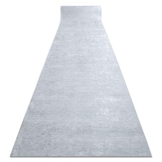 RugsX RugsX Anti-Slip Lotus Runner in Grey | Size: 80 cm x 660 cm