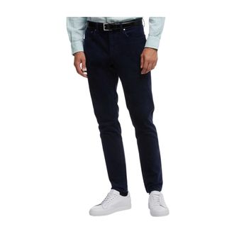 Brooks Brothers Milano Slim-Fit Broek- Corduroy - Heren - Broeken - Blauw - Maat: W40 Corduroy