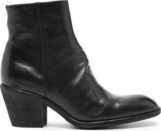 Officine Creative Sydne 008 ankle boots - women - Leather/Leather/Leather - 39 1/2 - Black