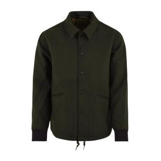 Filson Mackinaw Wool Coach Jacket - Heren - Zomerjassen - Groen - S - Wol - Jassen