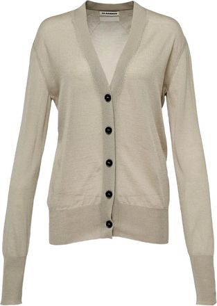 Jil Sander Cardigan con bottoni - Toni neutri
