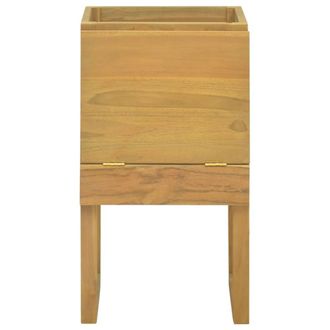 Berkfield Home Beautiful Bathroom Cabinet 45x45x75 cm Solid Wood Teak in Brown | Size: 45 x 45 x 75 cm