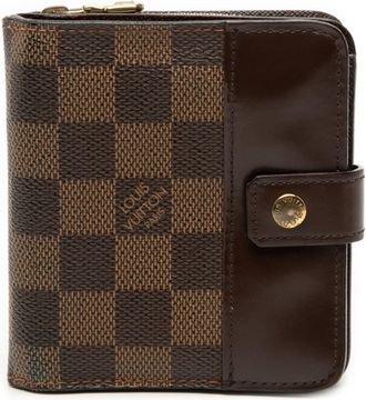 Louis Vuitton Brown Ebene Pvc Leather Wallet (Bi-Fold) (Pre-Owned)