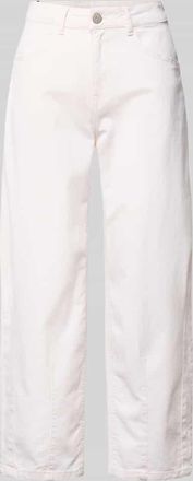 OPUS Barrel Fit Jeans mit Eingrifftaschen Modell Lissie bold in Offwhite, Gr&ouml;&szlig;e 34/28