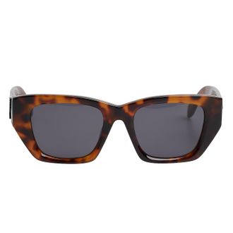 Palm Angels Dames Vierkante Kat Oog Zonnebril PERI034F23PLA0016007