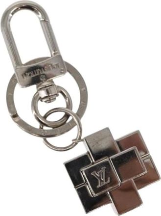 Louis Vuitton Pre-owned Accessories, female, Gray, Size: ONE SIZE Pre-owned Metal Key-holder