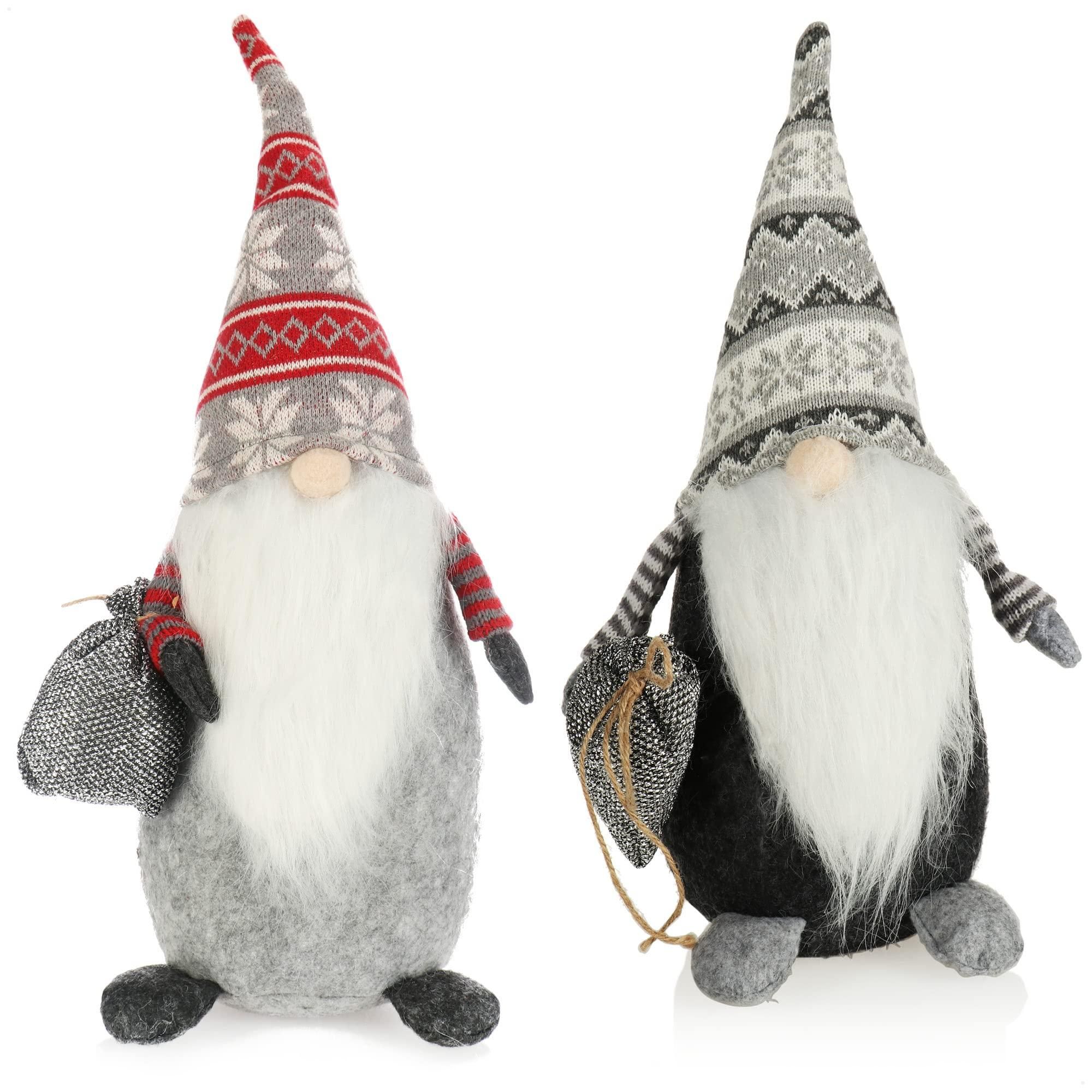 Com-four® Weihnachtszüge Aus Filz – 2-teiliges Set, Dekorative Deko-Eisenbahn