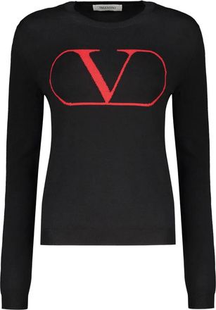 Valentino Garavani Maglione con logo - Nero