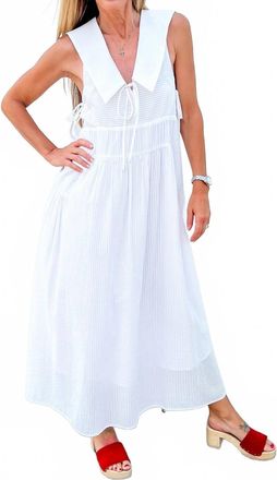 THML Clothing Sunday Stroll Midi Dress In White