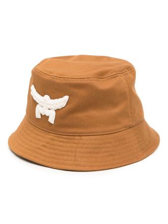 MCM Essential katoenen twill vissershoed - Bruin